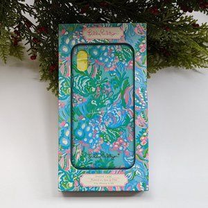 LILLY PULITZER iPhone X or XS Case in Aqua La Vista New in Box